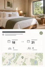 A hotel reservation screenshot